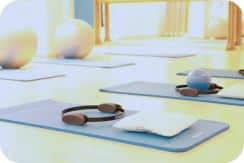 mat pilates fitness circle